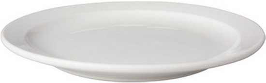 Budgetline bord plat 21cm 6st