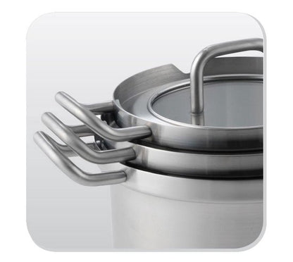 BK Q-linair Master Glas 5-delige pannenset