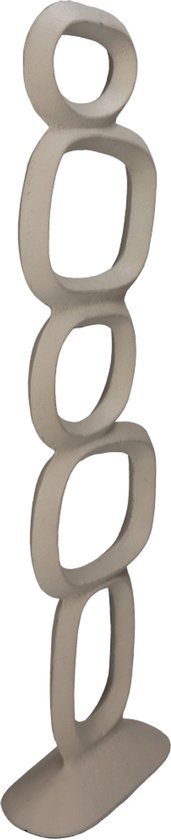 HD Collection Ornament Organisch Ivoor 15x7x47cm