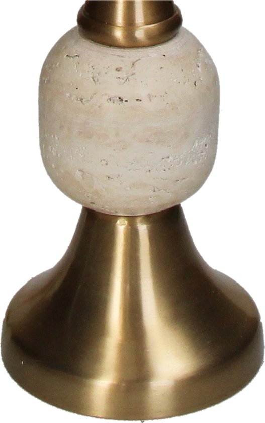 HD Collection Kaarsenhouder Aluminium Goud 11x11x39.5cm