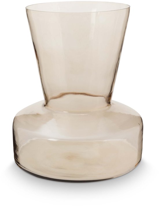 vtwonen Basic Vaas Zand Glas 26x26x30cm