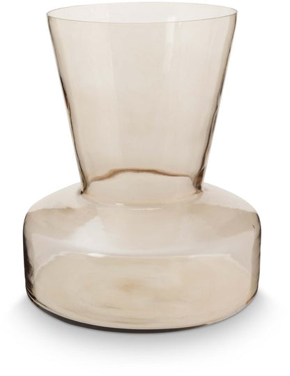 vtwonen Basic Vaas Zand Glas 26x26x30cm