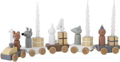 Bloomingville Verjaardagsdecoratie Trein Junaid Blauw
