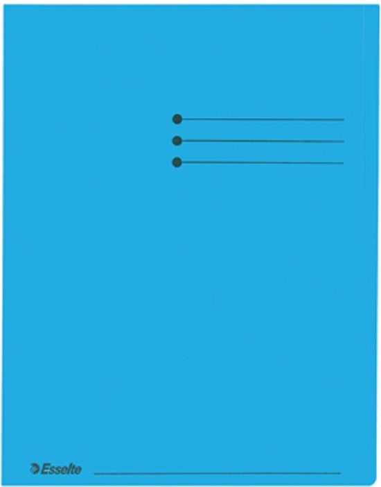 ESSELTE Inlegmap Folio 180gr Blauw