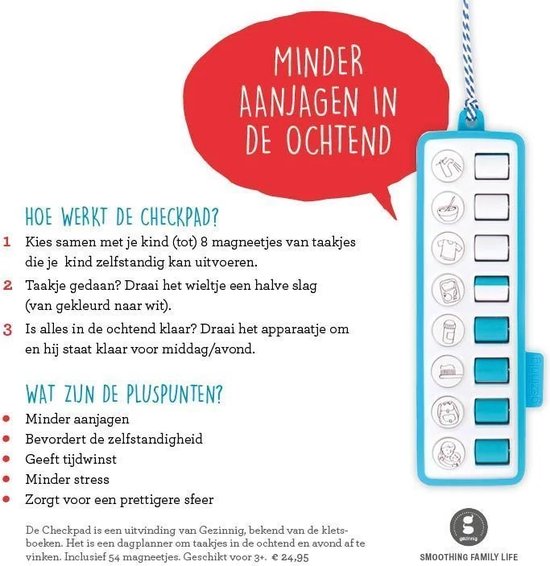 Checkpad Dagplanner - Blauw