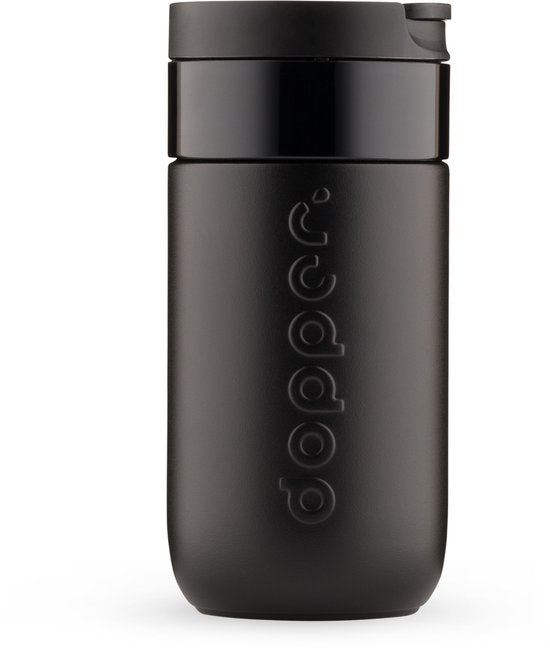 Dopper Travel Mug Thermosbeker 300 ml Blazing Black