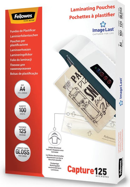 Fellowes lamineerhoezen A4 125 micron 100 stuks