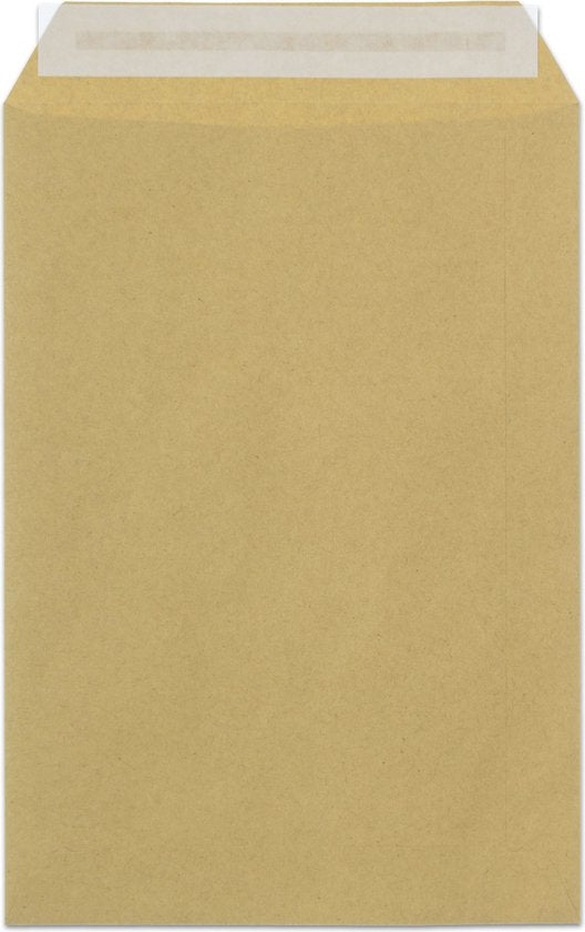 Raadhuis akte envelop 162x229mm C5 kraft met plakstrip 500 stuks